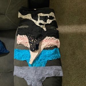 5 Pack Victoria Secret Thongs